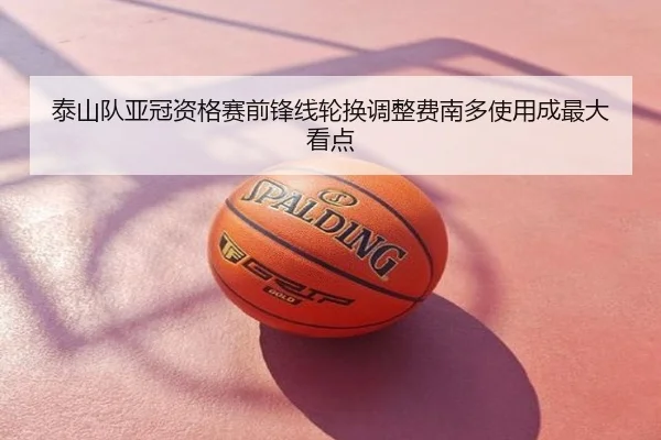 泰山队亚冠资格赛前锋线轮换调整费南多使用成最大看点