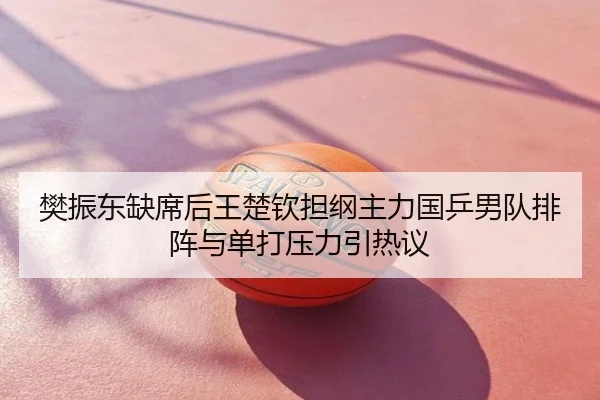 樊振东缺席后王楚钦担纲主力国乒男队排阵与单打压力引热议